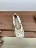 Primer Encuentro Zapatos de Noche para Aumentar la Altura Otoño 2026 Otoño Coreano Retro Lunares Lazo Punta Cuadrada Poco Profundos Zapatos de Ballet