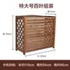Cubierta decorativa embellecedora para unidad exterior de aire acondicionado, estante de almacenamiento para balcón, soporte de madera para plantas, madera anticorrosión, cubierta protectora para aire acondicionado, blindaje de unidad exterior