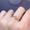Fornecimento Ao Vivo Transfronteiriço de Fanta Natural Joias Simples de Prata Anéis com Ouro Branco Inlaid Prata 925 Amarelo Fabricante
