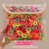Anillo para el Pulgar de Color Caramelo para Niños Cuerda Elástica Alta para el Cabello de Niñas Cuerda para el Cabello Cabello de Bebé Accesorios para el Cabello
