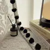 Estilo Retrô Francês Grande Sala de Estar Varanda Tela de Janela Veludo Flor Cortada Bordada Gaze Cortina Quarto Restaurante Novo Estilo Keqiao Atacado