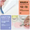 Etiqueta Térmica Autoadesiva Laser Transparente Três-à-Prova Colorida Redonda Selo Adesivo para Embalagem de Comida, Sabor e Presente