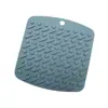Tapete de silicona multifuncional para aislamiento térmico, antiquemaduras, antideslizante para mesa, olla, posavasos, plato, tazón, resistente a altas temperaturas
