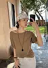 Suéter de Punto Casual Holgado Deshombroso Han Xun para Mujer Otoño 2026 Manga Murciélago Top Suave 27062