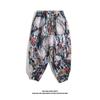 Pantalones cortos de color, nuevos pantalones holgados con estampado bohemio de verano, pantalones de playa holgados de marca de moda para hombre.