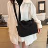 Bolso bandolera de pana nuevo, informal, sencillo, para el hombro, bolso de mano, bolso de viaje, bolso de mano para mujer, gran capacidad.