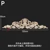 Dongyang Tallado en Madera Estilo Europeo Calcomanía Accesorios para Muebles Flores para Puertas de Madera Tallado Fino Calcomanías para Puertas de Gabinete Flores para Cabeceras Calcomanías de Madera Maciza Decoración