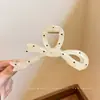 Elegante pinza de garra floral para peinado semi-recogido, nuevo modelo 2026 para mujer, pinza de tiburón de tamaño mediano para la parte trasera de la cabeza, accesorio para el cabello