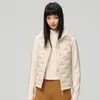 Chaleco de Plumas para Hombre Otoño e Invierno Nueva Chaqueta Ligera con Cuello Alto Chaleco Casual de Moda para Mujer Chaleco Cálido para Hombre