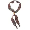 Collar de Bufanda Paisley Vintage para Mujer, Cadena de Suéter Larga Estirable con Atmósfera de Principios de Otoño, Accesorio Melard de Moda