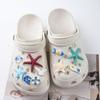 Sapatos Furados Acessórios Sapatos de Vidro Fivela de Sapato Flor Acessórios DIY Acessórios de Decoração Verão Praia Estrela-do-Mar Little Red Book Explosões