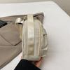 Bolso pequeño redondo para teléfono móvil, bandolera de hombro, de nailon, moderno y combinable, para primavera y verano de 2025.