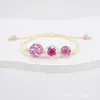 Pulsera de Flores Secas con Encaje de Gipsófila Más Vendida Transfronteriza, Tejida a Mano, Souvenir Turístico Popular, Estilo Flor Eterna