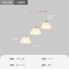 Lámpara de araña de estilo japonés Normcore, informal y creativa, moderna, de tres luces, para comedor, bar o mesa de comedor.