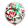 Globo de Lentejuelas de 12 pulgadas Látex Redondo Confeti Dorado Fiesta de Vacaciones Decoración de Boda Set de Globos de Cumpleaños