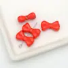 Pajarita Perforada de Color Sólido Acrílico Lazo DIY Joyería con Cuentas Cadena para Teléfono Móvil Bolso Cadena para Llaves Accesorios