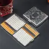 Porta-Cigarros de Metal para 20 Cigarros Grossos, Gravado e Embossado, Design Portátil Flip-Top para Homens, Porta-Cigarros Selado Anti-Pressão, Caixa de Armazenamento de Cigarros