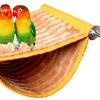 Nido para hámster y loro, hamaca cálida, extraíble y lavable, alféizar de ventana, cuna colgante multicolor para gatos