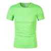 Moda Casual Masculina de Verão Malha Gola Redonda Manga Curta Respirável Uniforme de Basquete Cor Sólida Camiseta Leve para Prancha Camiseta Esportiva Cor Sólida