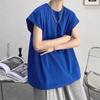 Chaleco sin mangas de verano a la moda para hombre, estilo ins, atuendo moderno, estilo de Hong Kong, holgado, sencillo, deportivo, camiseta para adolescentes