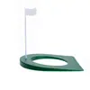 Tablero de Práctica para Putting de Golf Tablero de Copa Verde para Putting Dispositivo de Práctica de Putting con Bandera Pequeña Suministros de Práctica de Golf