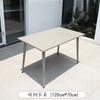 Conjunto de Mesa e Cadeiras de Liga de Alumínio para Exterior Pátio Villa Varanda Externa Jardim Impermeável Protetor Solar Mesa e Cadeiras de Lazer para Exterior