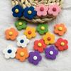 Arcilla arcilla arcilla blanda ins gran caliente pétalos de flor girasol flor accesorios diy mano pendientes venta al por mayor