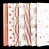 17g Papel Copia Oro Rosa Papel Fino Fabricante Metálico Papel Sydney Lunares Rayas Impresión Papel de Envoltura Venta al Por Mayor