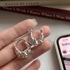 Polvo para Pan al Vapor Shijia Aretes de Perlas Blanco Leche Claro Aguja de Plata Esterlina S925 Nicho de Gama Alta Combinables Nuevos Aretes