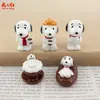 Nueva Serie de Perros Nunu de Dibujos Animados 3D Casa de Muñecas DIY Pegamento de Crema Accesorios de Resina Colgante Llavero Adorno