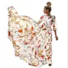 Vestido estampado bohemio transfronterizo nuevo falda estampada de gasa Europa y Estados Unidos caliente deseo explosión fabricantes suministro directo