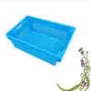 Cesta de plástico para frutas e vegetais com encaixe direto de fábrica 625*425*315 estrutura de deslocamento