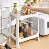 Estante de Almacenamiento para Baño, Estante para Lavabo de Baño, Cubo de Agua, Inodoro, Regadera, Estante de Almacenamiento para Lavabo, Tipo de Piso de Plástico Multicapa
