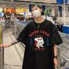 Camiseta de Manga Corta de Dibujos Animados Japoneses Transfronteriza Shin-chan Casual Holgada de Verano Camiseta de Pareja de Media Manga