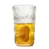 Taza de Glaciar Japonés de Punto Taza de Agua de Recuerdo Taza de Vidrio Transparente para el Hogar Taza para Beber Taza de Jugo Taza para Cerveza