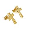 Nuevos pendientes de acero de titanio europeos y americanos 2022, personalidad, moda cruzada, textura de temperamento suave y elegante, pendientes para mujer