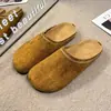 Zapatos para mujer talla grande 41 a 43 para pies anchos y gruesos, mules retro cerrados antideslizantes, zapatos versátiles estilo Birkenstock de suela blanda para mujer