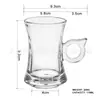 Copo pequeno de vidro em relevo estilo europeu mini cinto copo requintado para destilados bar vinho whisky copo de vinho branco