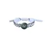 Pulseira Naruto Sharingan Unissex Trançada Acessórios Periféricos de Anime Estilo Casal Pingente Substituível