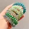 Elástico de Cabelo Fio de Telefone Sem Costura, Corda de Cabelo de Alta Qualidade Que Não Danifica o Cabelo, Elástico de Borracha para Mulheres, Elástico de Cabelo de Alta Elasticidade para Rabo de Cavalo, Acessório de Cabelo