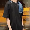 Sudadera Juvenil de Verano Niños Estudiantes de Secundaria Camisa Polo de Manga Corta Niños Mayores Tops para Hombre Manga Corta de Gama Alta