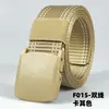 F015 Cinto Tático de Linha Dupla Masculino Sem Metal Nylon Cinto Outdoor Estudante Treinamento Militar Cinto para Calça em estoque Cabelo Rápido