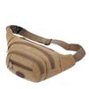 Riñonera de lona para hombre, venta al por mayor, para teléfono móvil, bolso cruzado, bolso deportivo, bolso cruzado para el pecho, cartera de viaje para teléfono móvil