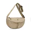 Bolso Cruzado Impermeable Ultraligero Japonés Tela de Nylon Unisex Versátil Hombro Único Viaje Ligero Práctico Bolso de Silla de Montar para el Pecho