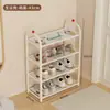 Zapatero sencillo para entrada de casa, multicapa, resistente y duradero, pequeño zapatero multicapa para dormitorio, estante de entrada