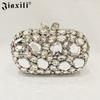 JXL Transfronteiriço Novo Clutch Diamante de Vidro Bolsa de Noite Diamante Vazado CLUCH Bolsa de Ombro Bolsa Feminina