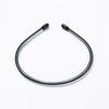 Tiara Masculina Popular da Moda Tiara Masculina Invisível Ondulada Simples Acessório de Cabeça Esportivo Estilo Japonês e Coreano Cartão de Cabelo Ondulado Grande para Trás