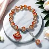 Atacado Pulseira Flor Explosão Margarida Super Fada Joias com Contas Pulseira Feminina de Alto Padrão Joia de Mão Transfronteiriça Pequenos Produtos de Yiwu