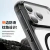 Adecuado para Apple 17PROMAX, anticaída, antiamarilleo, alta transparencia, protección de 360 grados, soporte giratorio magnético, funda para teléfono IPHONE16