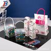 Embalaje de Plástico Blíster de PVC Transparente Caja Plegable Caja Redonda Cápsula de Burbuja Color PET Impresión Caja de Plástico de Mano Caja para Dulces de Regalo Personalización